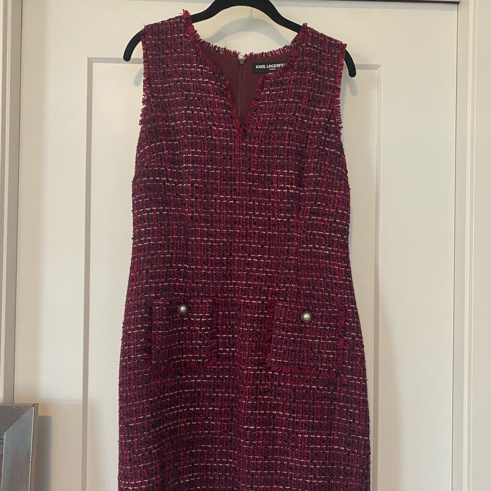 Karl Lagerfeld Paris Tweed Dress